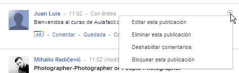 publicaciones google plus