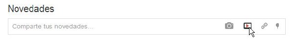 Añadir vídeos en Google +