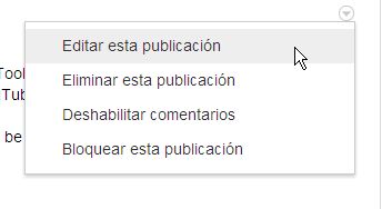 Cómo gestionar las publicaciones en Google +