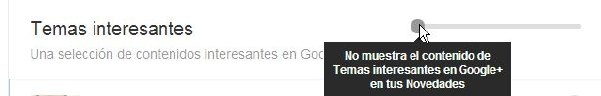 Temas interesantes en Google +