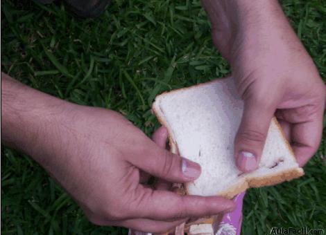 Preparamos la miga de pan 