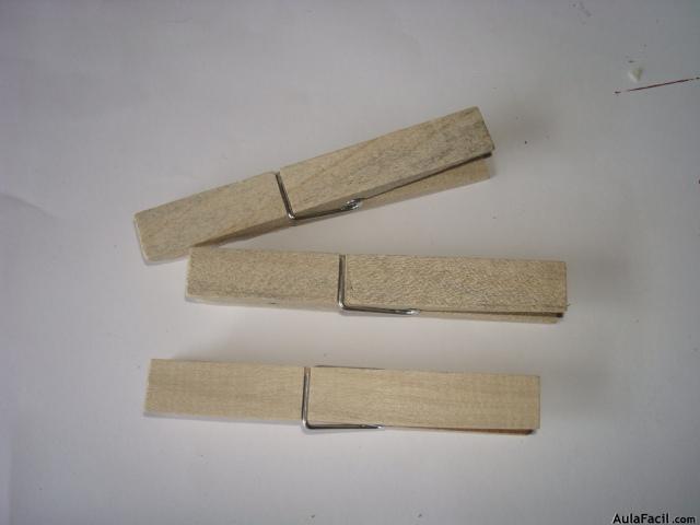 pinzas de madera