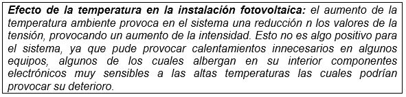 efecto de la temperatura