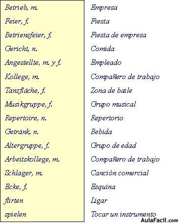 Vocabulario