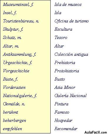 Vocabulario