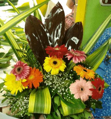 ?▷【 Arreglo-Ramo con Gerberas - Arreglos florales con flores naturales 】