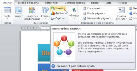Insertar Smartarts