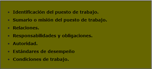 ?▷【 Descripción y especificación de puestos de trabajo - Gestión de  Recursos Humanos 】