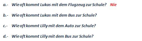 Beantworte die Fragen.