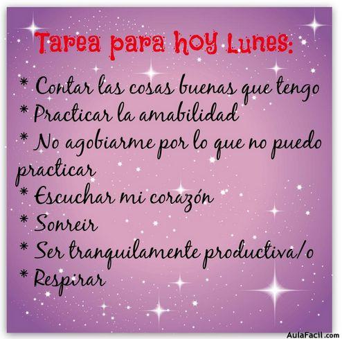 tarea para ahora lunes