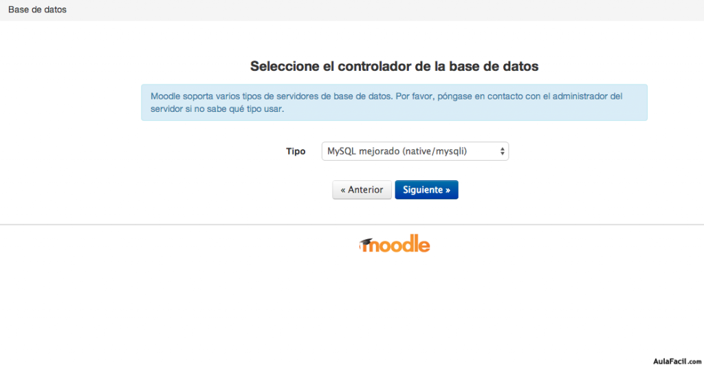 instalación moodle