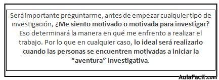 investigación