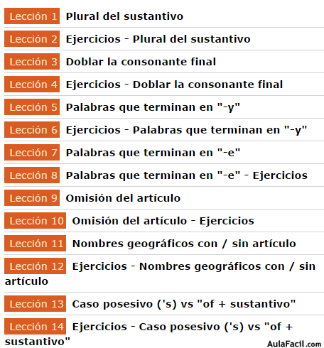 ingles curso gramatica