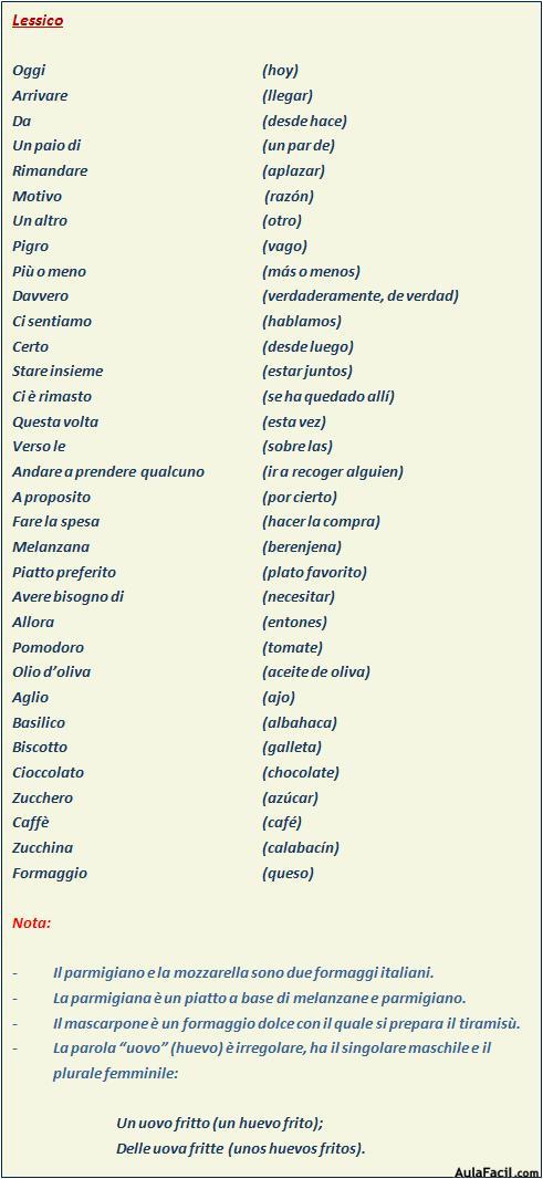 Vocabulario