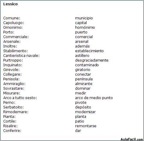 Vocabulario