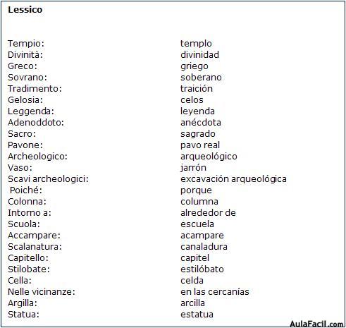 Vocabulario