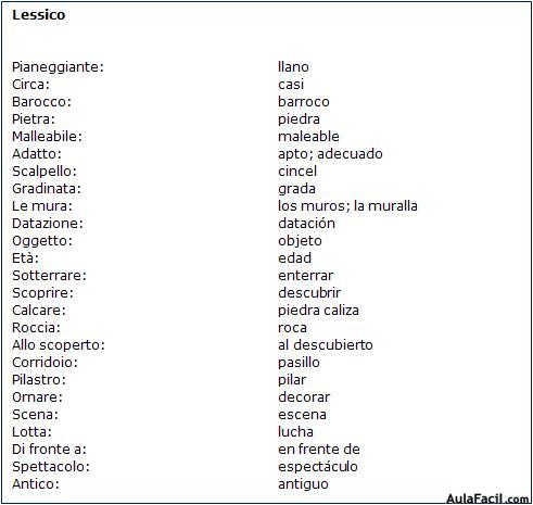 Vocabulario