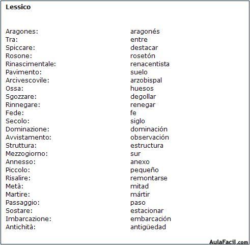 Vocabulario