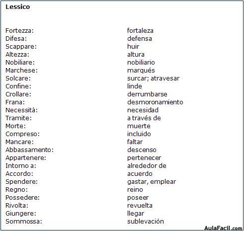 Vocabulario