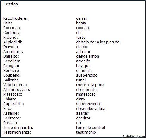 Vocabulario