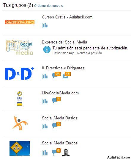 Tipos de grupos en LinkedIn