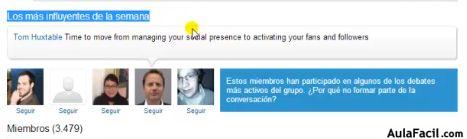 Como funcionan los grupos de LinkedIn - Miembros