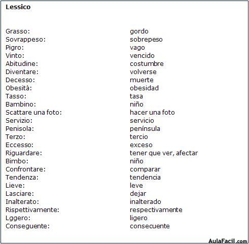 Vocabulario