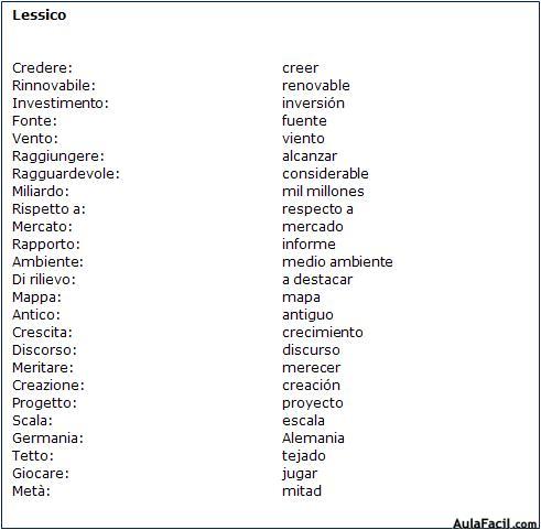 Vocabulario