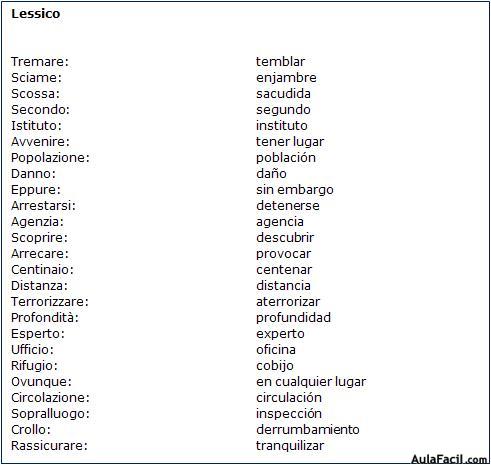 Vocabulario