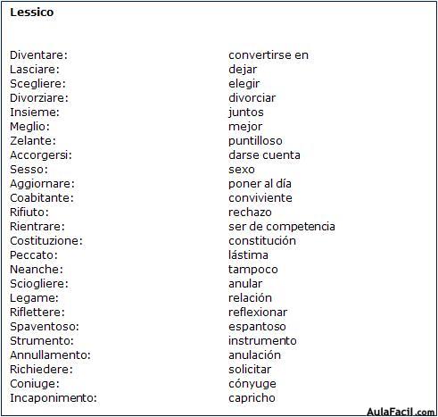 Vocabulario