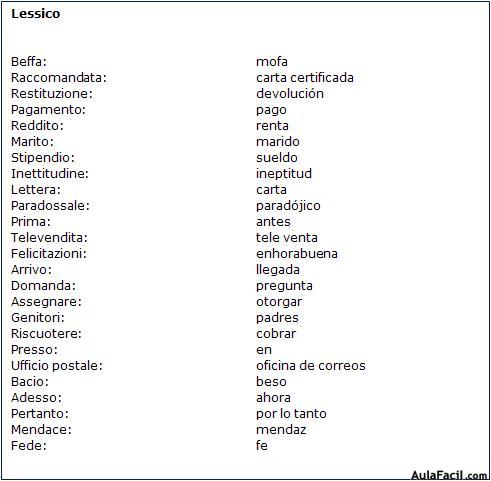 Vocabulario