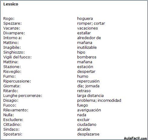 Vocabulario