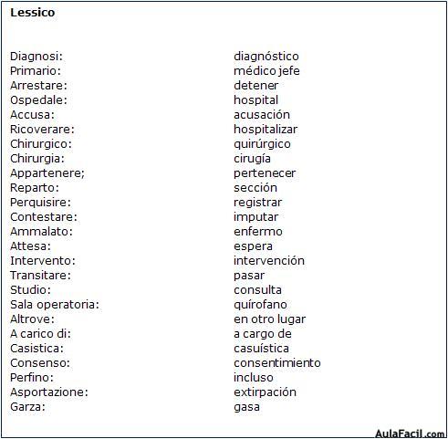 Vocabulario