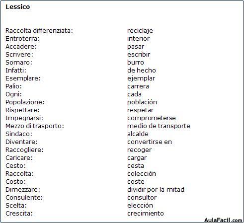 Vocabulario