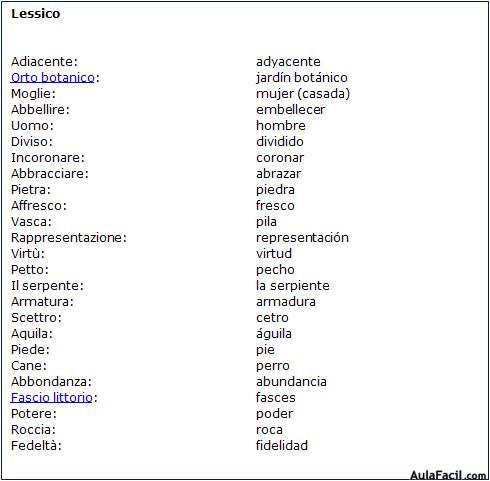 Vocabulario