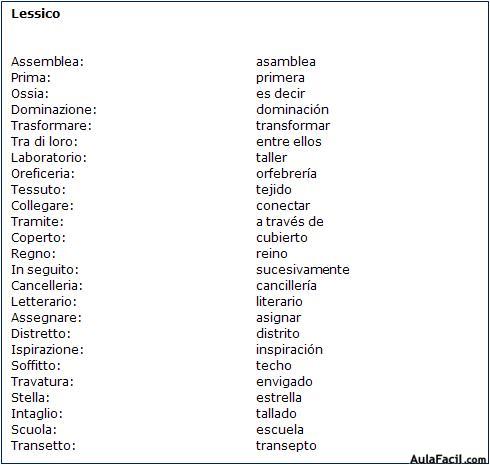 Vocabulario