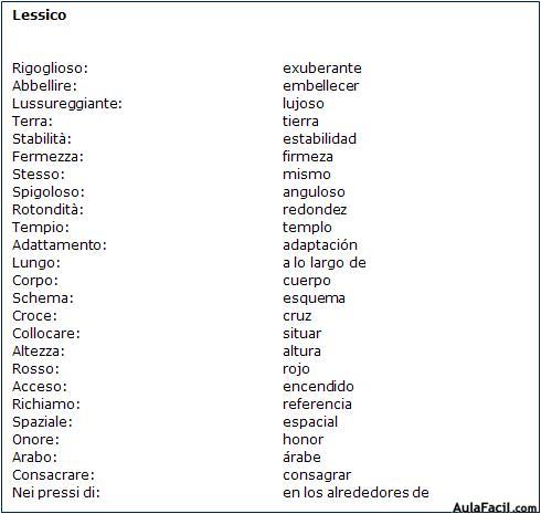 Vocabulario