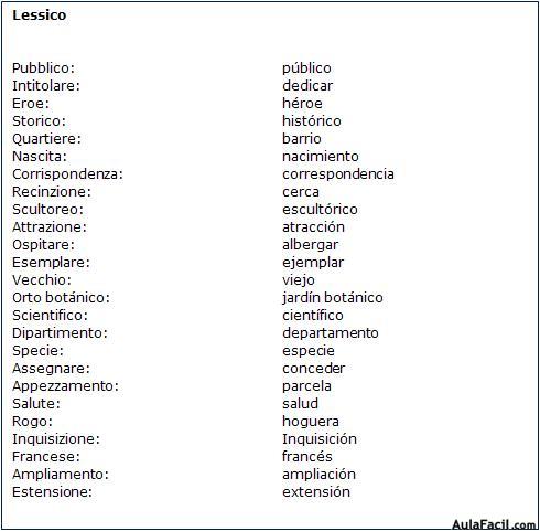 Vocabulario