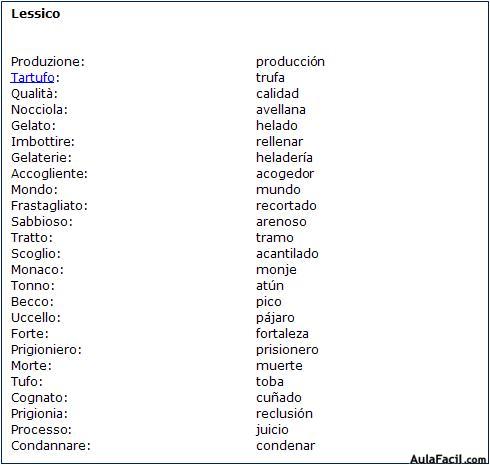 Vocabulario