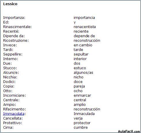 Vocabulario