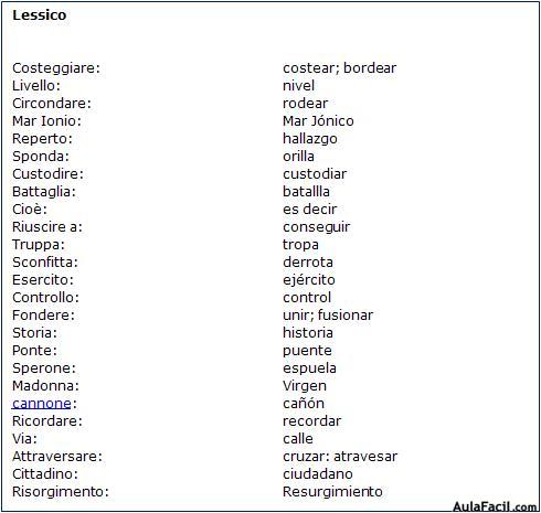 Vocabulario