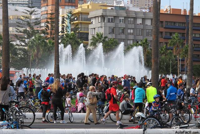 Uso de la bicicleta