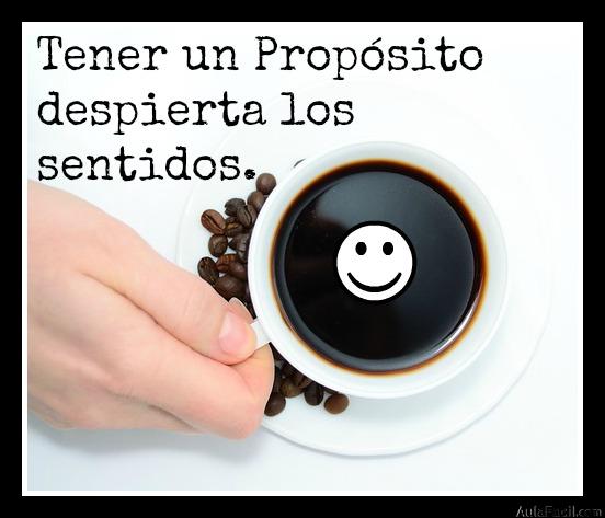 Tener un Propósito despierta los sentidos.