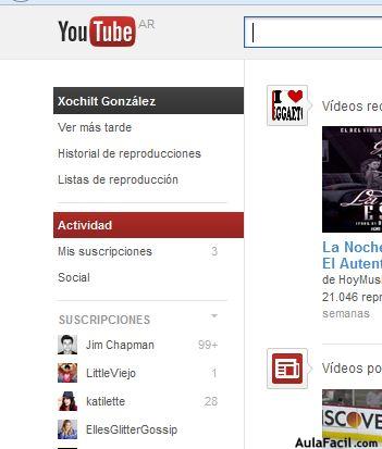 Canal de Youtube