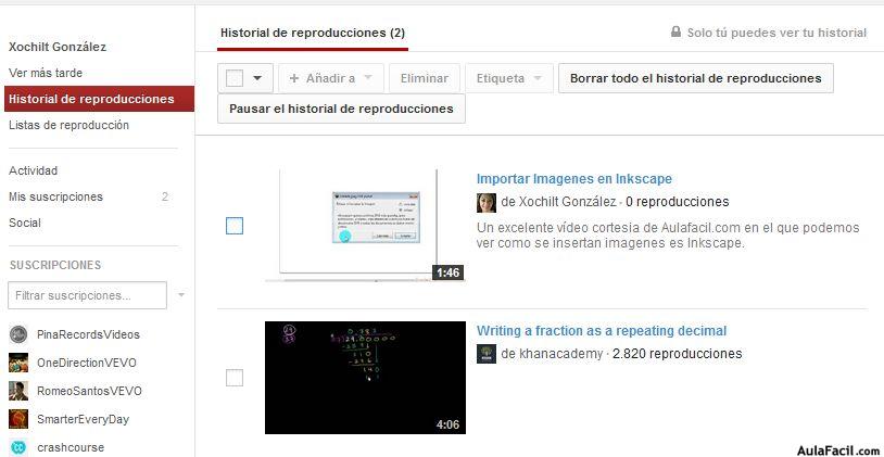 Canal de Youtube