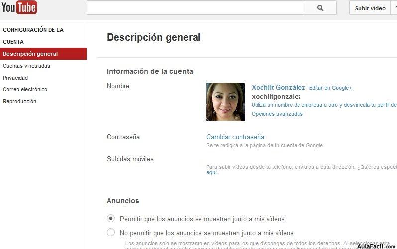 Canal de Youtube