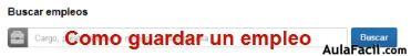 Como guardar o eliminar un empleo de tu cuenta