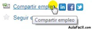  compartir el enlace del empleo