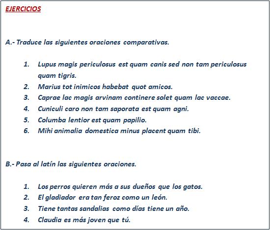 ?▷【 Oraciones Comparativas - Latín Intermedio 】