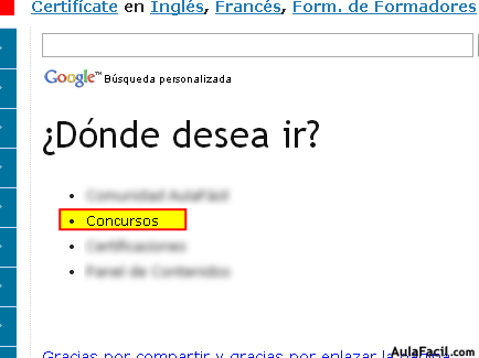 donde ir - concursos